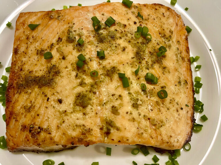 Baked Pesto Salmon Top Moms Ideas