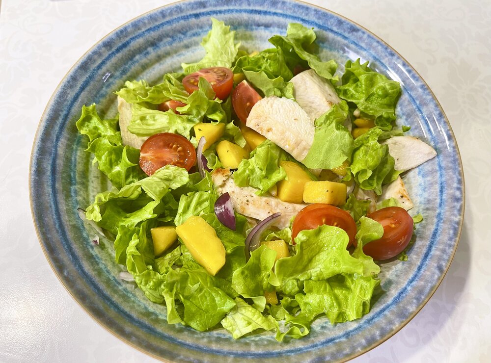 chicken mango salad 