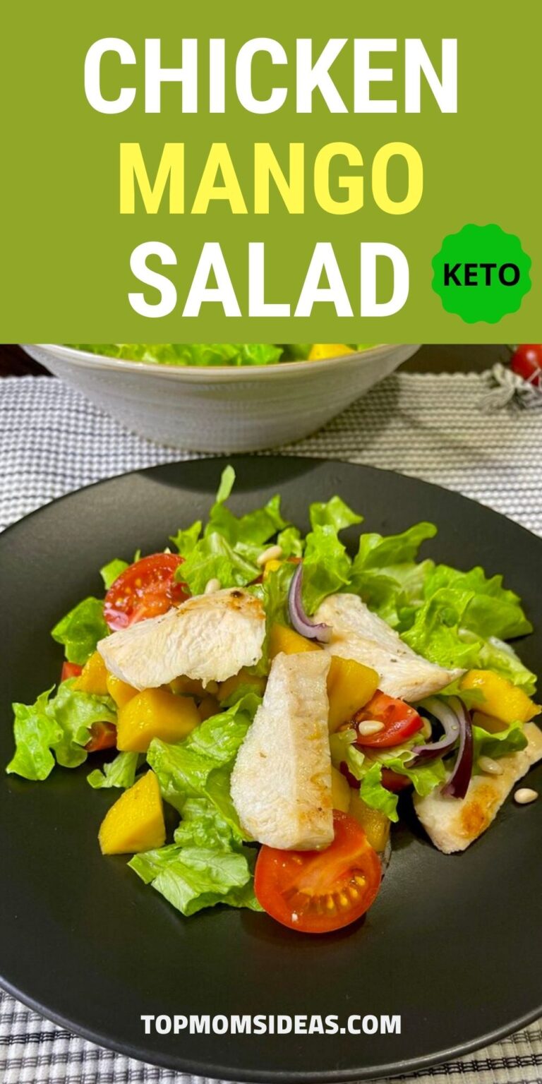 Quick and Healthy Chicken Mango Salad Recipe - Top Mom Ideas