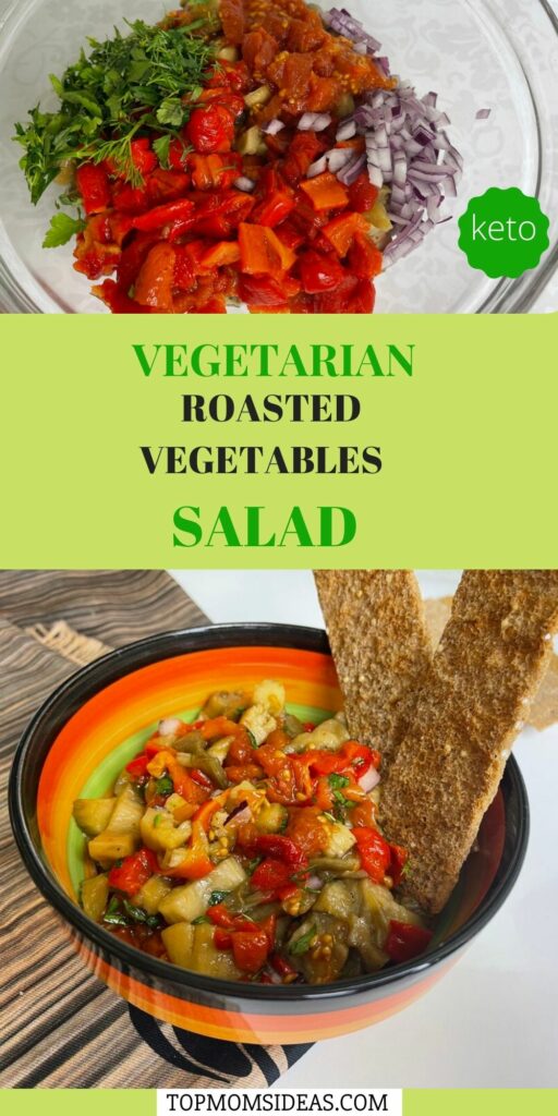 Vegetarian Roasted Vegetables Salad