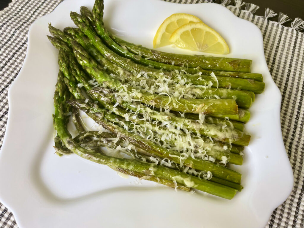 Keto Asparagus Parmesan Recipe