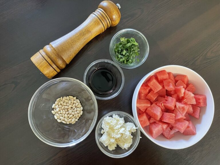 Refreshing Keto Watermelon Feta Salad