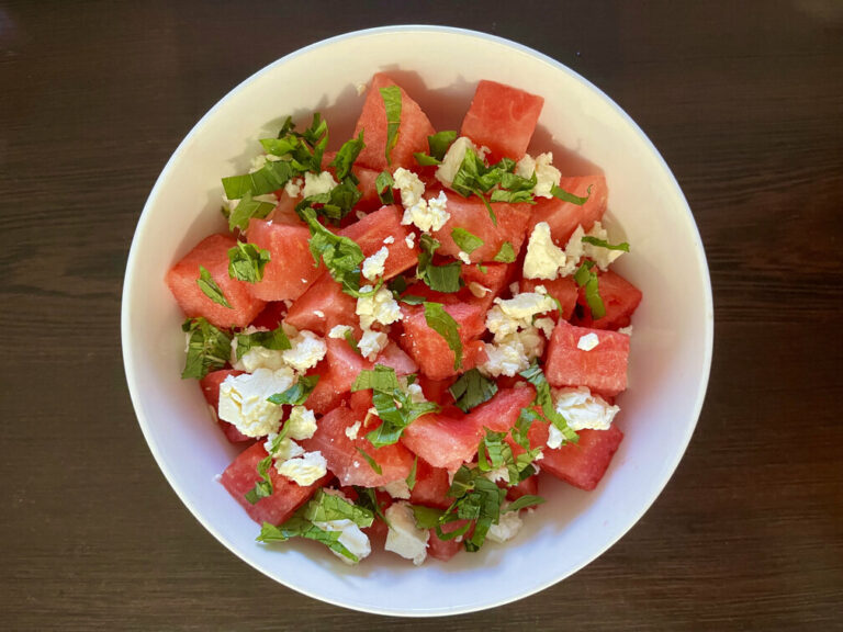 Refreshing Keto Watermelon Feta Salad