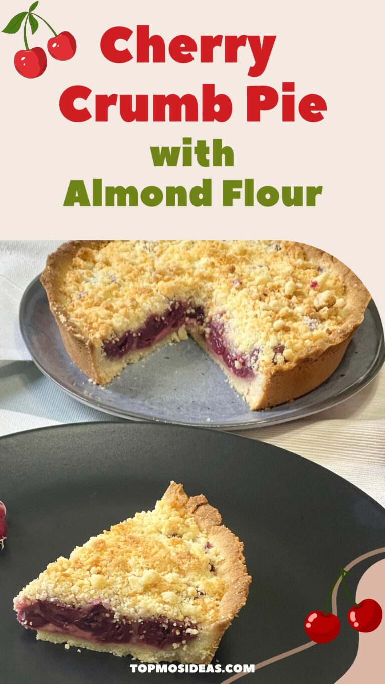 Cherry Crumb Pie with Almond Flour - Top Moms Ideas