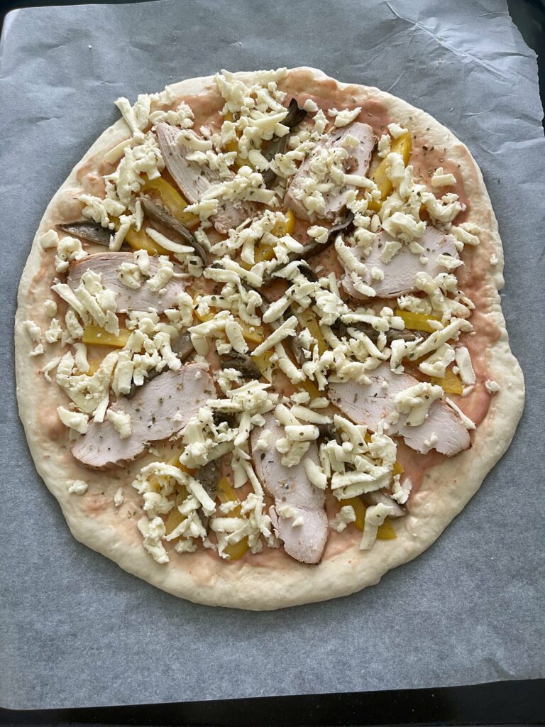 Chicken Mushroom Pizza Recipe