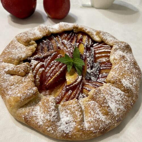 Peach Galette with Homemade Dough