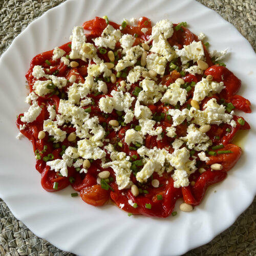 Roasted Mini Pepper Salad