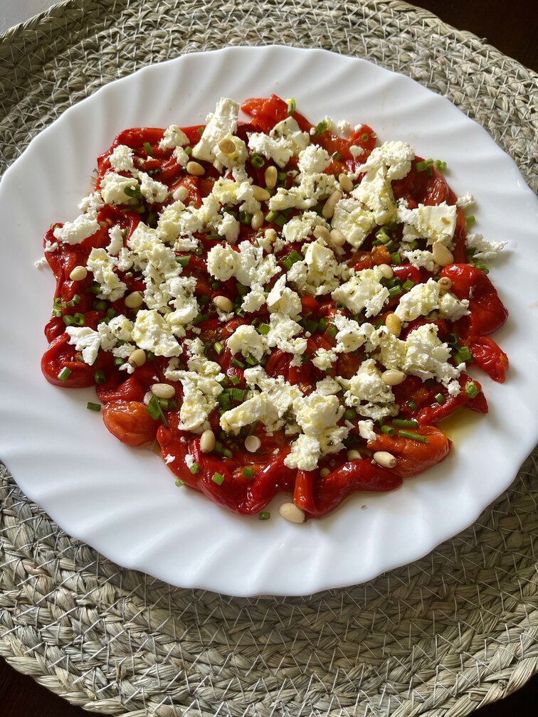 Roasted Mini Pepper Salad