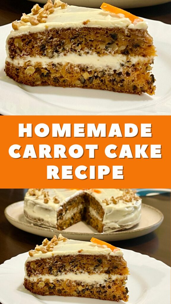 Homemade Carrot Cake Recipe