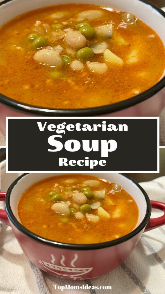 Vegetarian Bean and Green Peas Soup