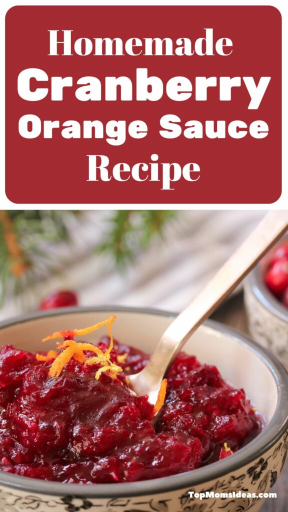 Easy Homemade Fresh Cranberry Orange Sauce Recipe