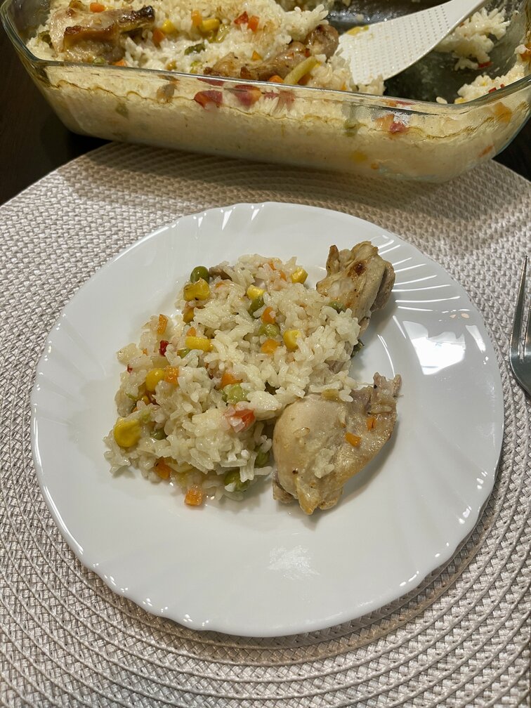 Chicken Rice Bake Recipe