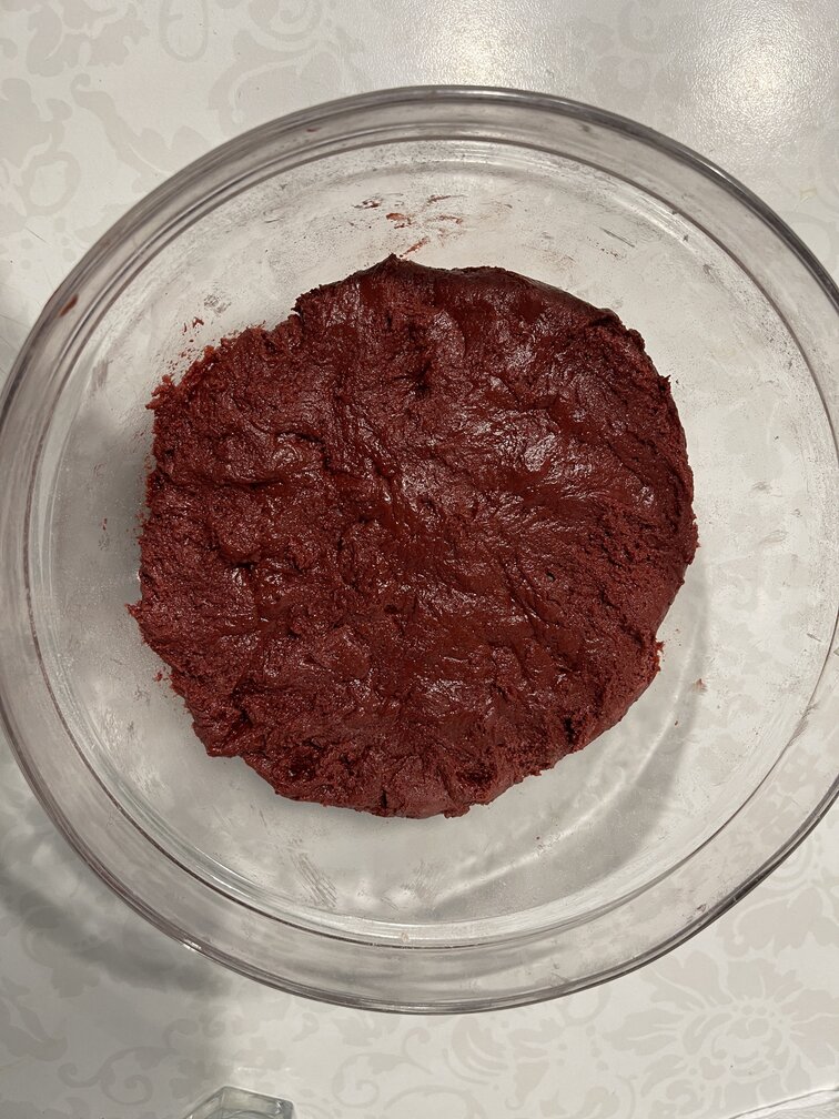 Red Velvet Crinkle Cookies