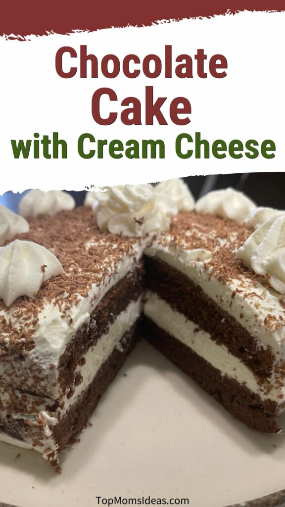 Chocolate Cake with Whipped Сream Cheese Frosting