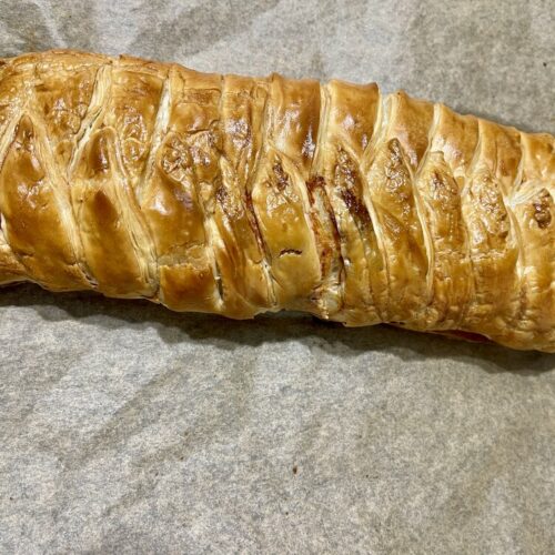 Puff Pastry Chicken Braid