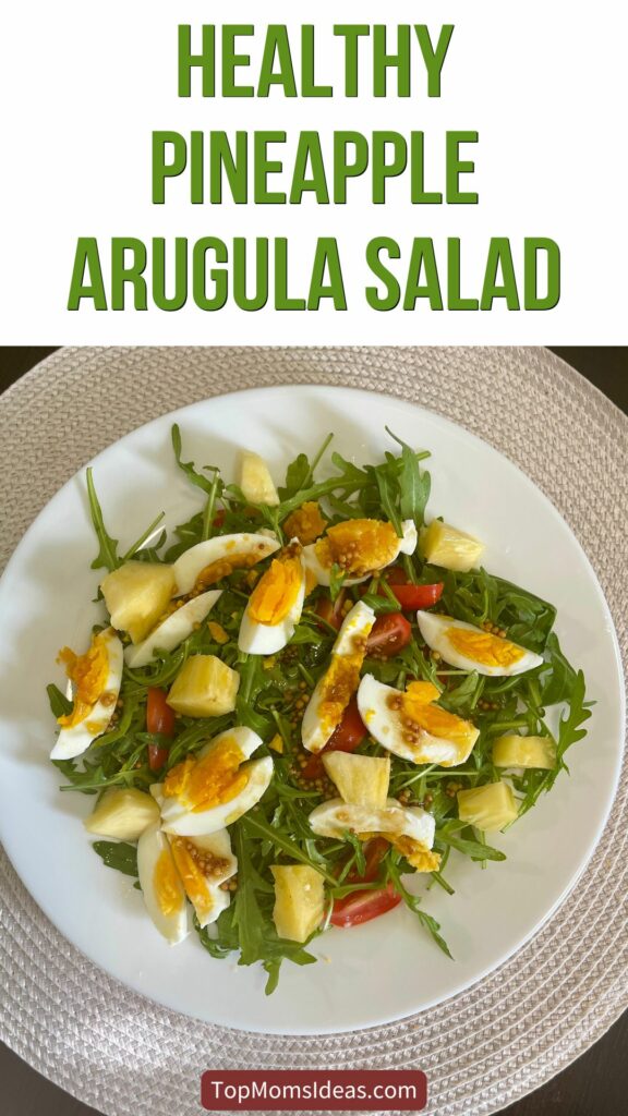 Healthy Pineapple Arugula  Salad