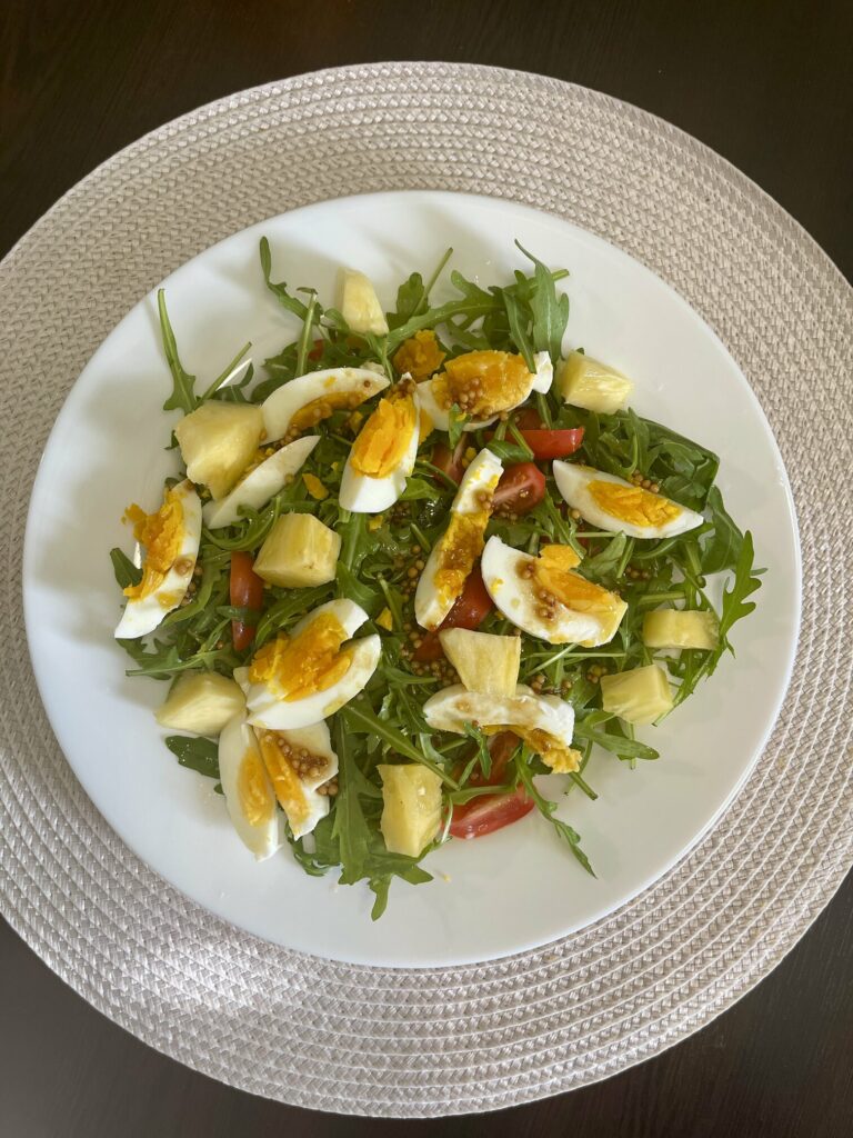 Healthy Pineapple Arugula  Salad