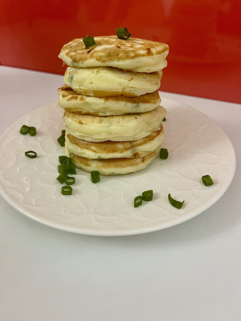 Soft and Fluffy Green Onion Pancakes