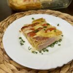 Golden Filo Pie with Ham and Cheese