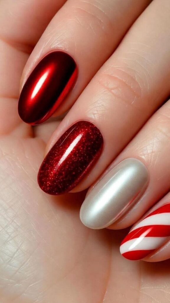 35+ Christmas Nail Ideas