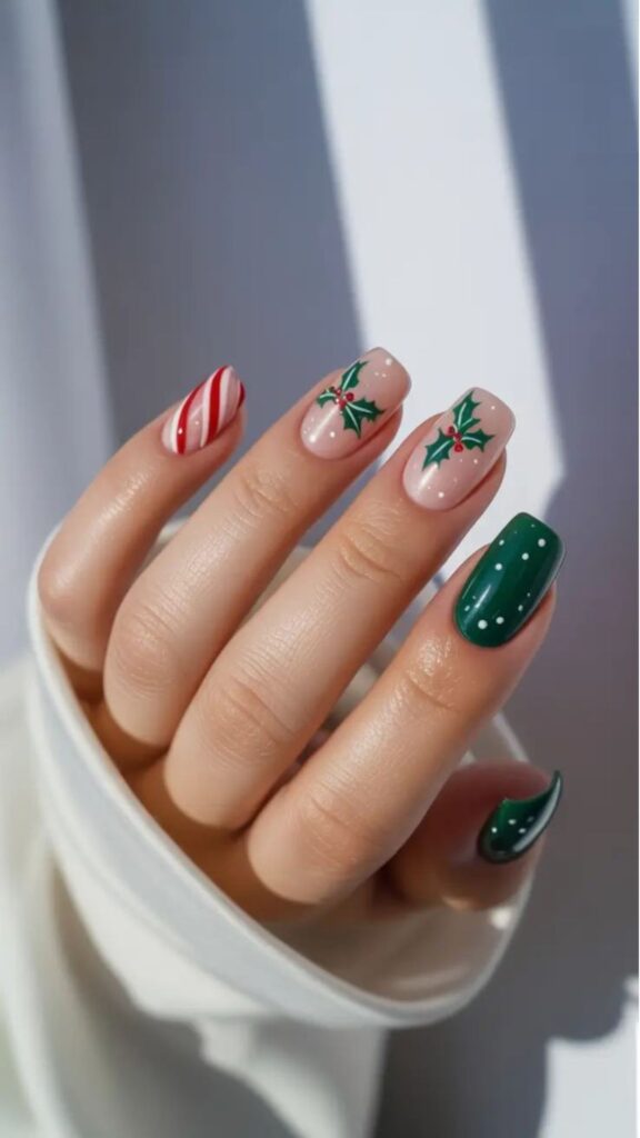 35+ Christmas Nail Ideas