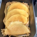 Air Fryer Cheese and Bacon Crepes