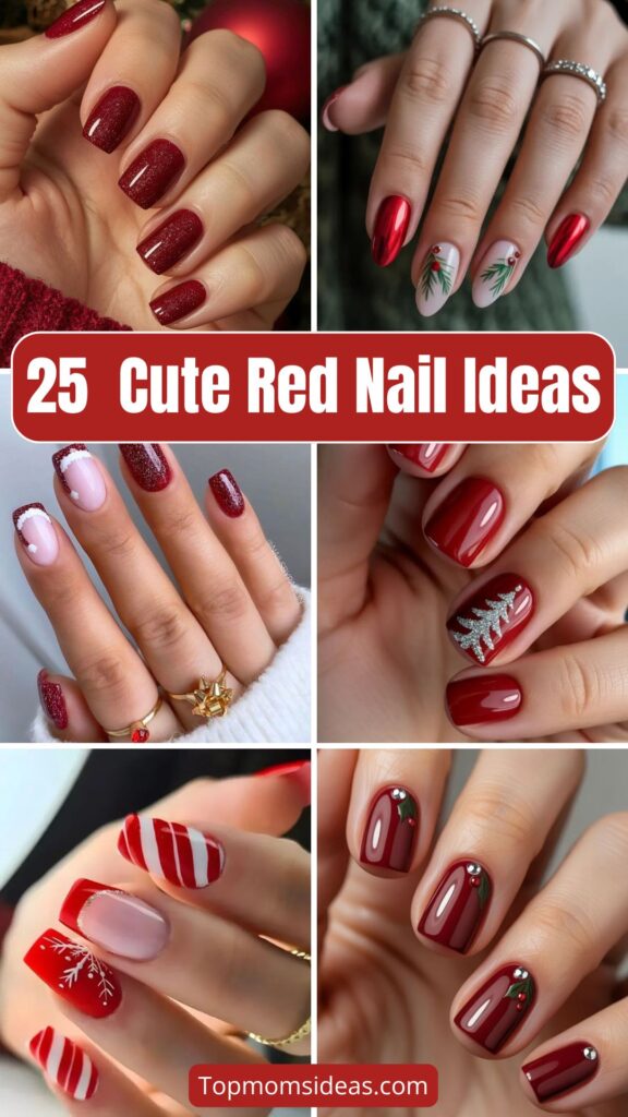 Cute Red Nail Ideas