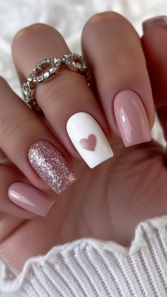 45 Trendy Valentine’s Nail Ideas