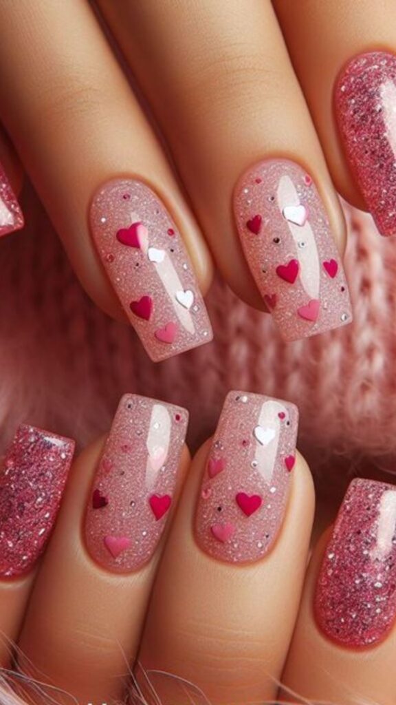 45 Trendy Valentine’s Nail Ideas