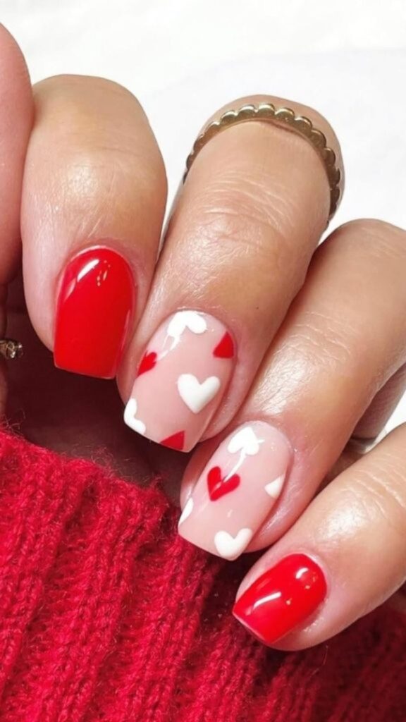 45 Trendy Valentine’s Nail Ideas