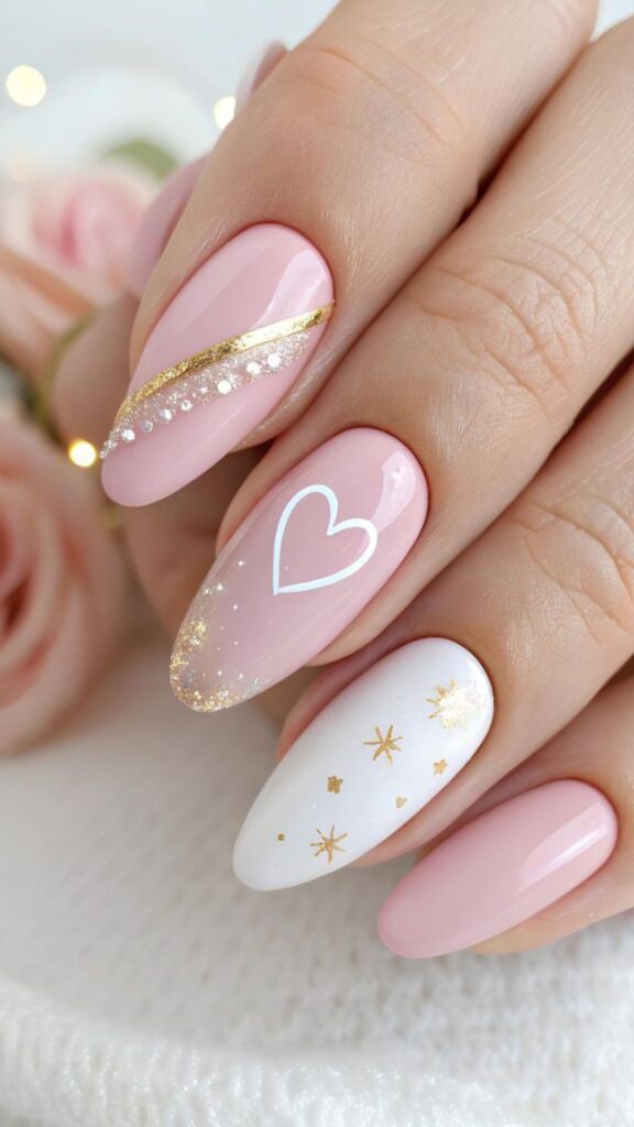 45 Trendy Valentine’s Nail Ideas