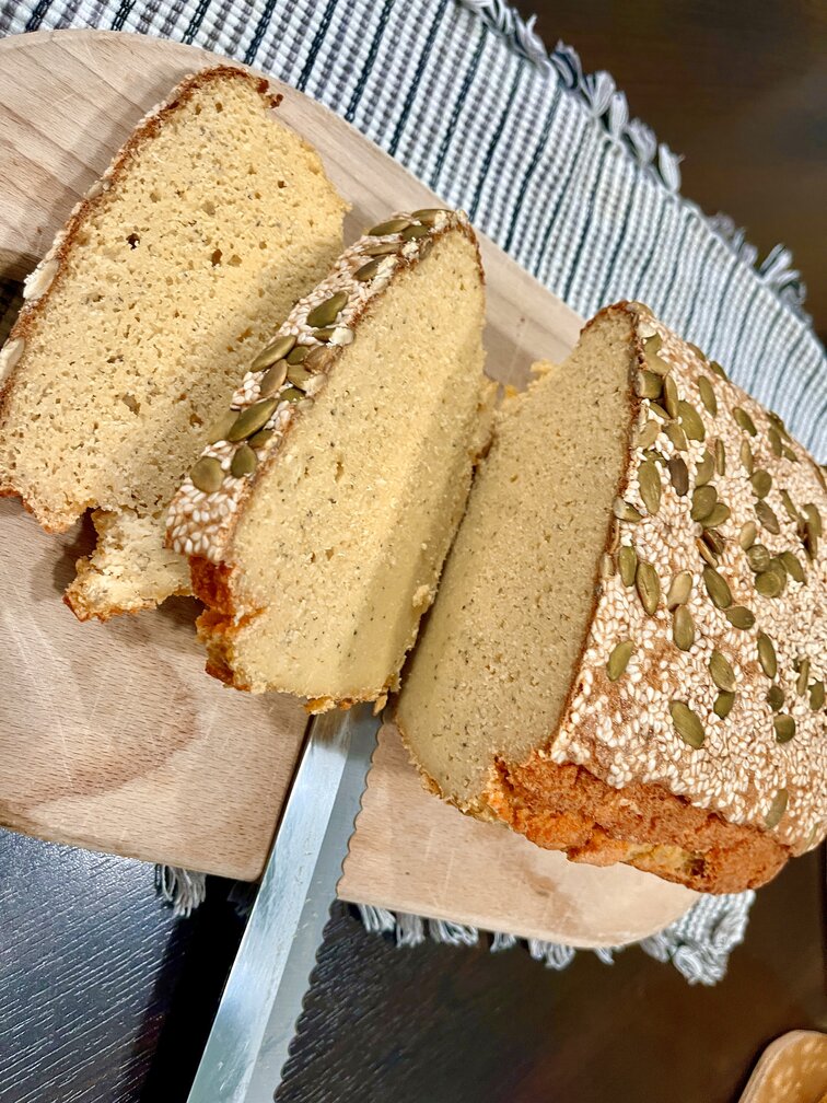 Healthy High-Protein Gluten-Free Lentil Bread (High in Fiber)