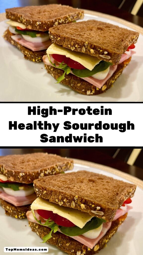 High-Protein Healthy Sourdough Sandwich