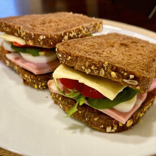 High-Protein Healthy Sourdough Sandwich