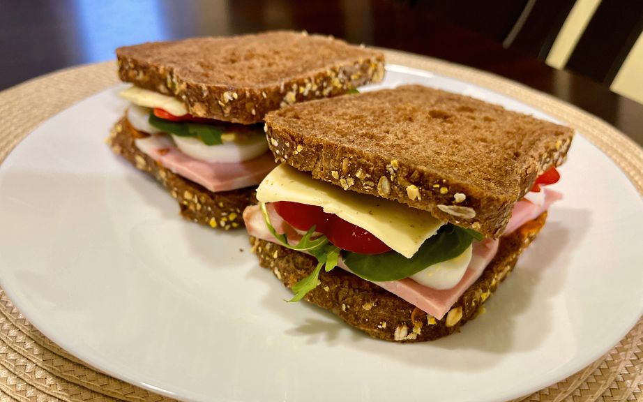 High-Protein Healthy Sourdough Sandwich