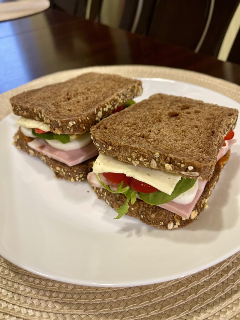 High-Protein Healthy Sourdough Sandwich