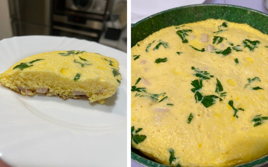 High-Protein Chicken Omelette Recipe