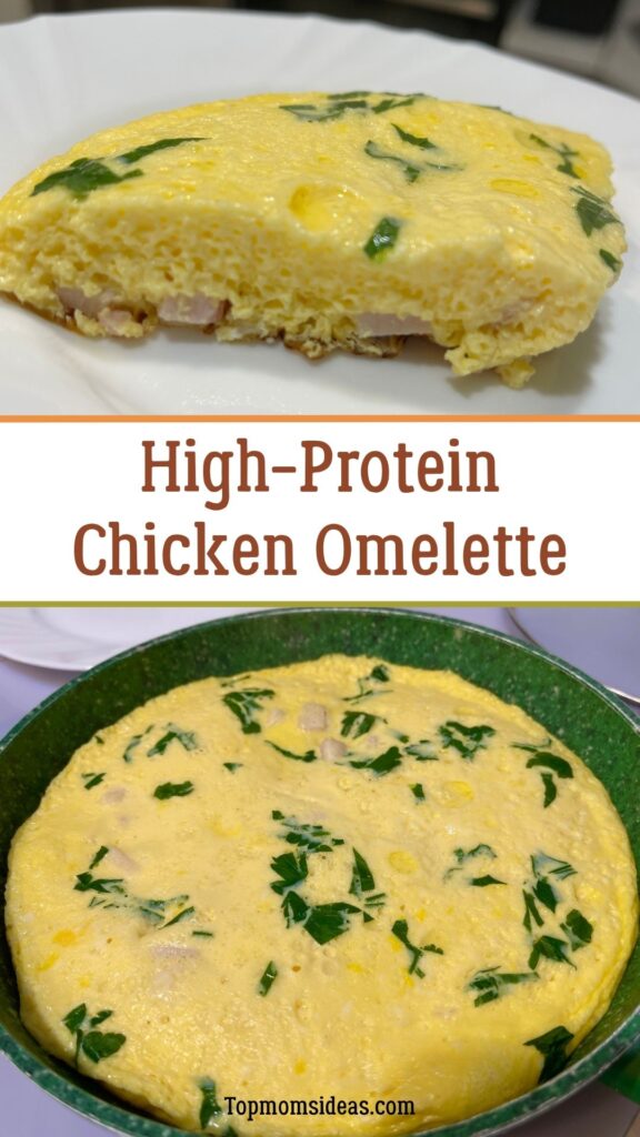 High-Protein Chicken Omelette Recipe