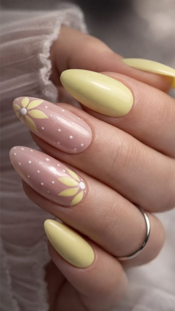 25 Trendy Butter Yellow Nail Ideas