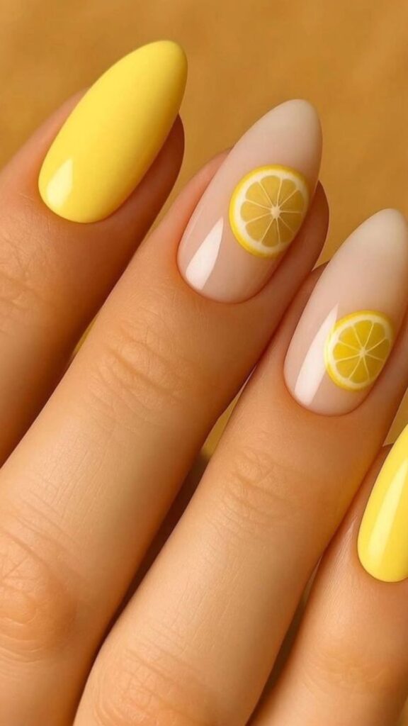 25 Trendy Butter Yellow Nail Ideas
