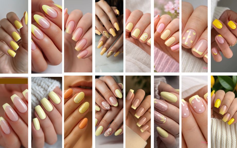 25 Trendy Butter Yellow Nail Ideas