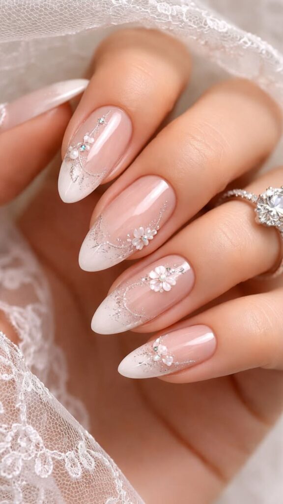 16 Wedding Lace Nail Trends for Brides in 2026