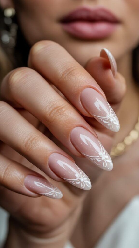 16 Wedding Lace Nail Trends for Brides in 2026