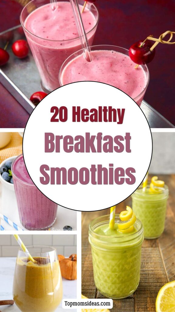 20 Healthy Breakfast Smoothie Recipes