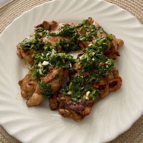 Chimichurri Chicken Thighs