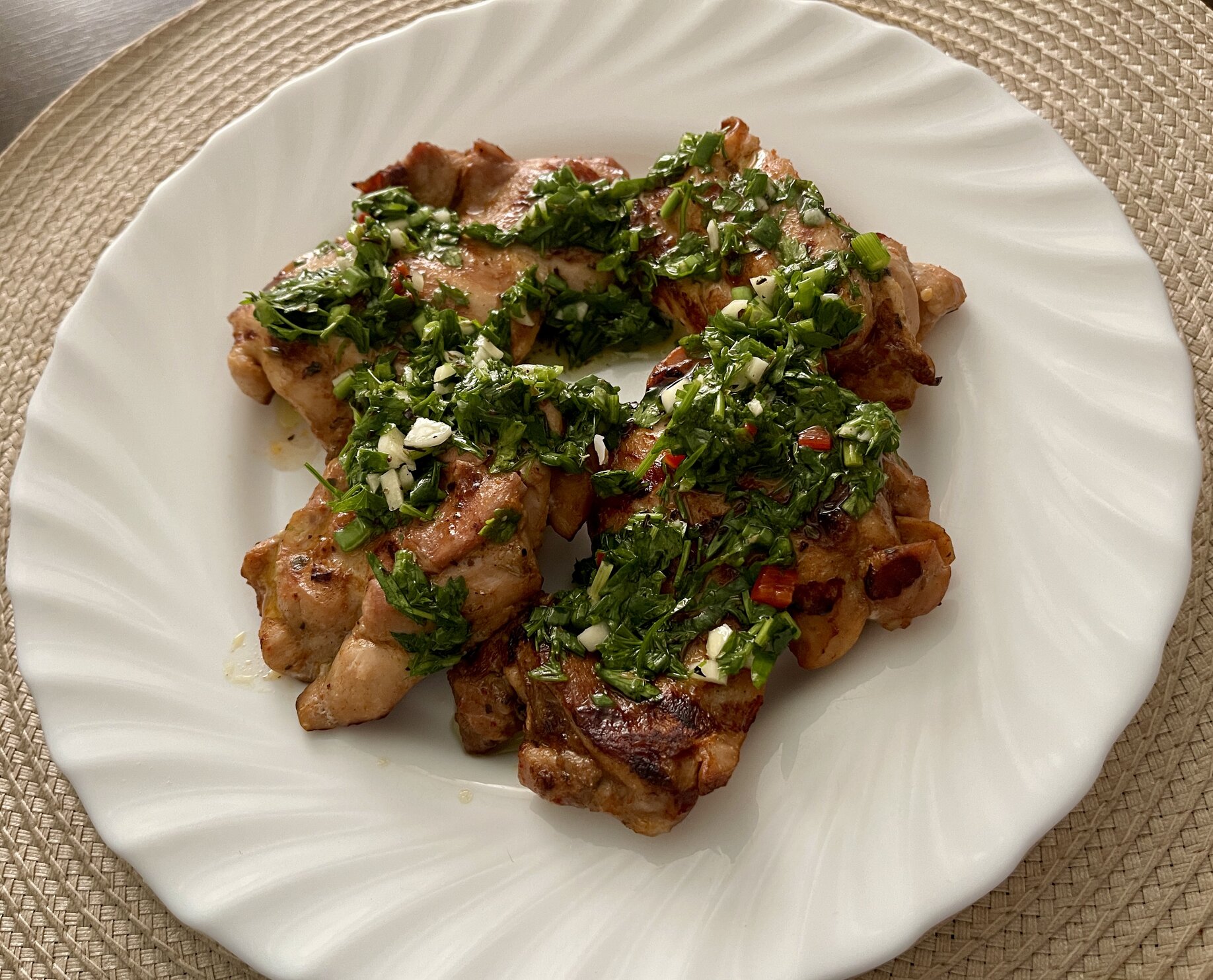 Chimichurri Chicken Thighs