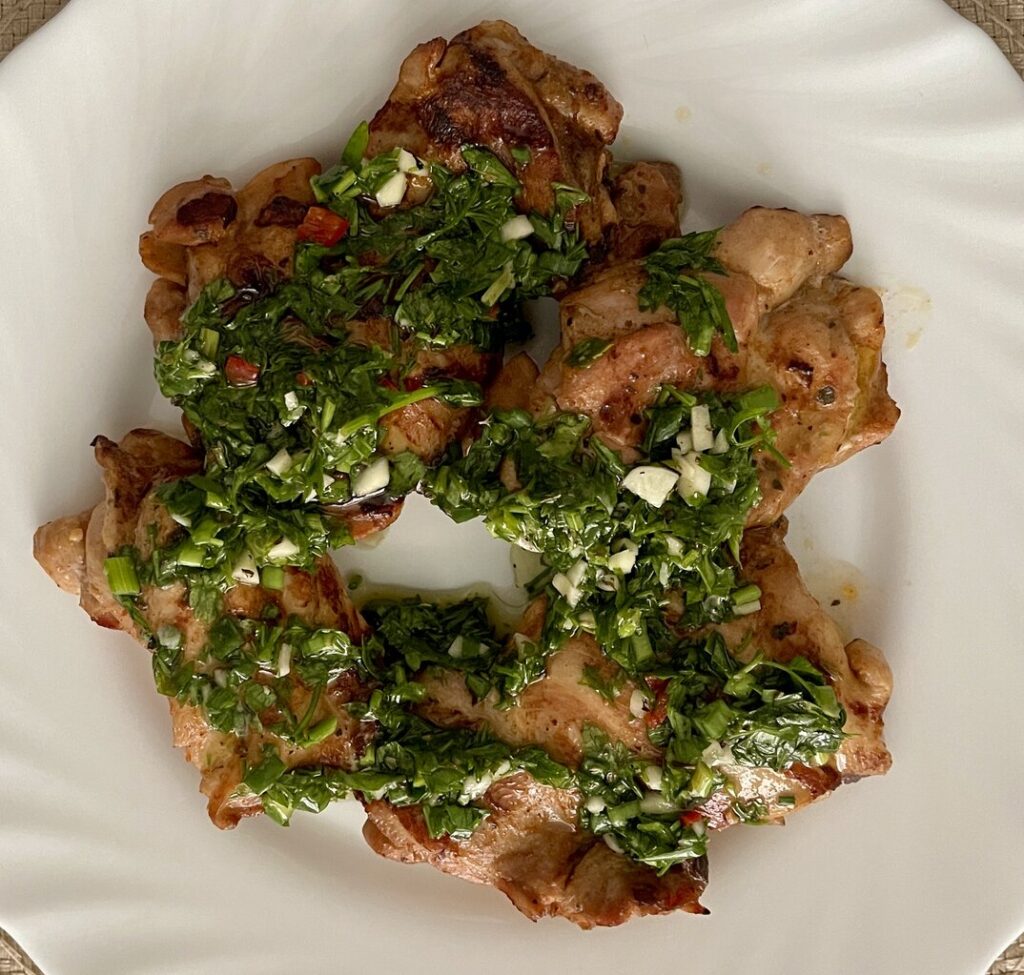 Chimichurri Chicken Thighs