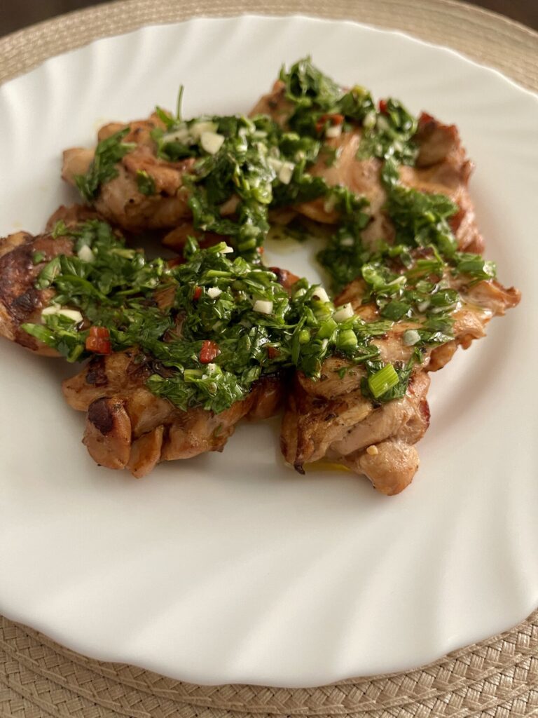 Chimichurri Chicken Thighs