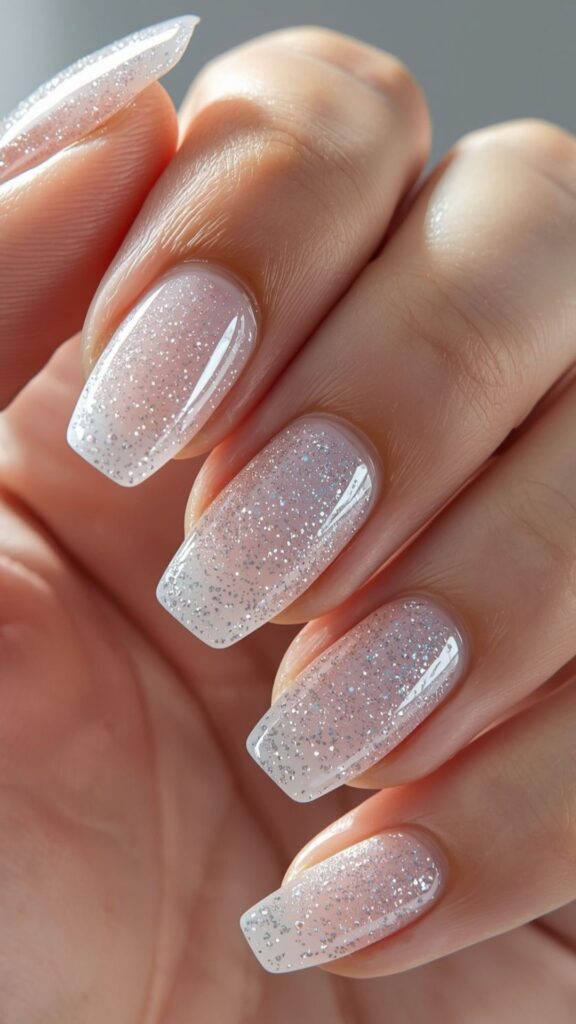 30 Aesthetic Glitter Nail Designs