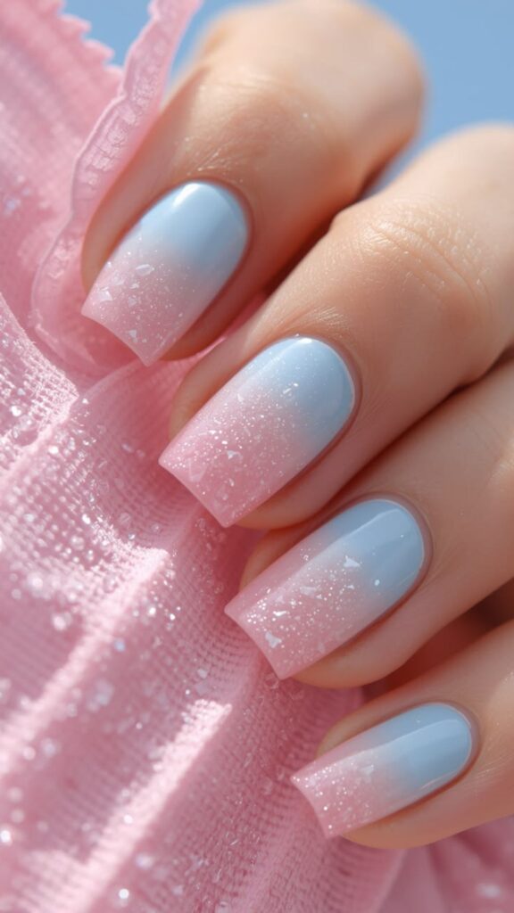 30 Aesthetic Glitter Nail Designs